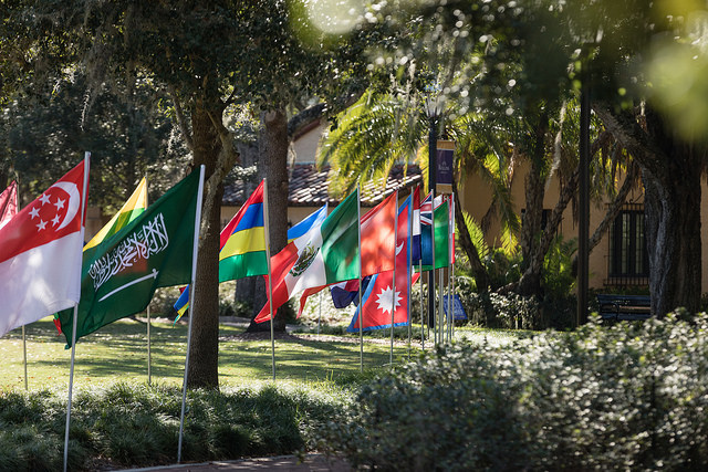 international flags rollins college